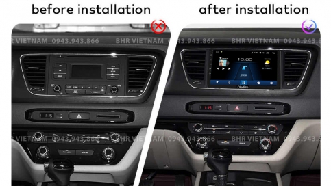 Màn hình DVD Android liền camera 360 xe Kia Sedona 2015 - nay | Oled Pro X5S 